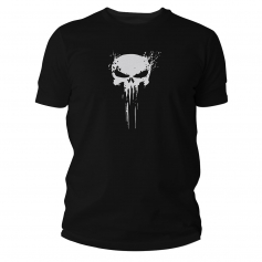 Koszulka T-shirt TigerWood PUNISHER Czarna r. M-inna