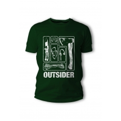 Koszulka T-shirt TigerWood Outsider Zielona r. L-inna