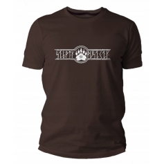 Koszulka T-shirt TigerWood Szepty Puszcz Brązowa L-inna