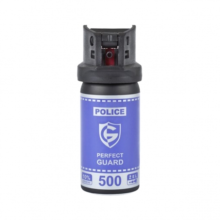 Gaz pieprzowy Police Perfect Guard PG500 50ml żel - dysza strumień, certyfikat PZH--