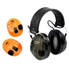 Ochronniki słuchu aktywne 3M Peltor SportTac Zielone pomarańczowe-Peltor