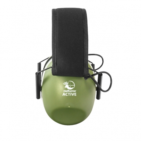 Ochronniki słuchu aktywne RealHunter ACTiVE - kolor oliwkowy-RealHunter