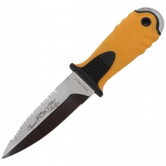 Nóż nurkowy FOX Tekno Sub Stainless Yellow 646/11-Fox