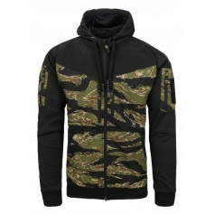 Bluza Helikon Rogue Full Zip Czarny Tiger Stripe S-Helikon-Tex