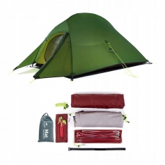 Namiot CLOUD UP 2 NH17T001 FOREST GREEN zielony 2 osobowy czterosezonowy-NATUREHIKE
