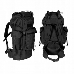 Plecak taktyczny turystyczny MFH BW COMBAT MOLLE 65l BLACK czarny militarny-MFH