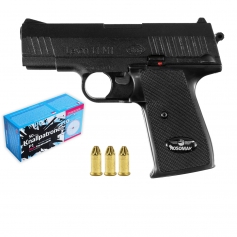 Pistolet hukowy Lexon-11 kal. 6 mm long + amunicja hukowa + race hukowe komplet-Rosomak