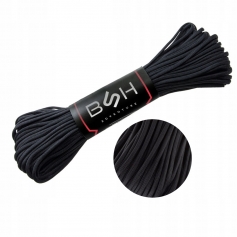 Linka PARACORD BSH ADVENTURE BR-005B czarna 30M SURVIVAL OUTDOOR-BSH