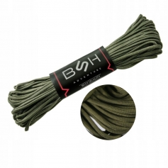 Linka PARACORD BSH ADVENTURE BR-005A zielona 30M SURVIVAL OUTDOOR-BSH