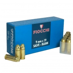 Amunicja HUKOWA 9mm FIOCCHI LUGER SALVE BLANK op 50szt-FIOCCHI