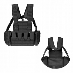 Kamizelka taktyczna MFH Chest Rig Mission BLACK 04633A-MFH