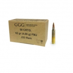 Amunicja 223REM FMJ GGG 4,0g 62grn GPR12 op.50szt-GGG