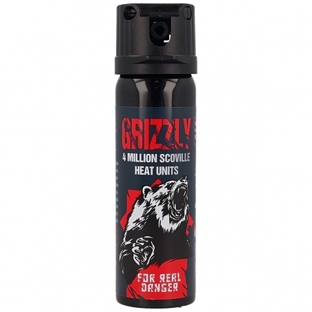Gaz pieprzowy Grizzly Gel 4mln SHU, 26.4% OC 63ml 13063C - najmocniejszy, na niedźwiedzie, psy, wilki--
