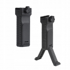 Chwyt przedni z dwójnogiem Strike - Picatinny - Czarny - SI-AR-BIPOD-Strike Industries