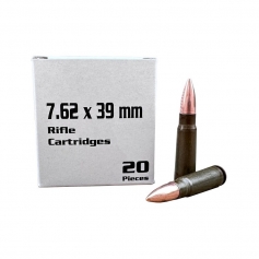 AMUNICJA 7,62x39 mm FMJ STEEL STERLING 8g |1,4S UN 012 op. 20szt.-