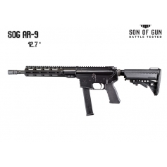 KARABINEK PCC SOG AR-9 12,7" KALIBER 9X19 | CZARNY-SON OF GUN BATTLE TESTED