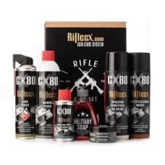 Zestaw do czyszczenia broni długiej wiatrówek Rifle Set Riflecx CX80-RifleCX