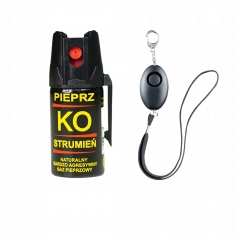Gaz pieprzowy obronny Klever Gmbh 40 ml KO JET żel+ alarm osobisty Perfecta-