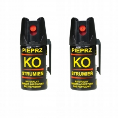 2 x Gaz pieprzowy obronny Klever Gmbh 40 ml KO JET żel-