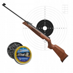 Wiatrówka PCP Weihrauch HW 80 SL kaliber 4,5 mm zestaw śrut tarcze-