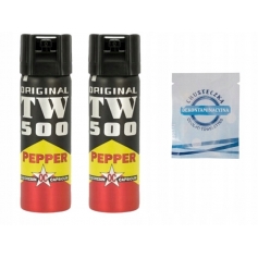 2 x Gaz pieprzowy TW_500 strumień żel 63ml obronny + chusteczka-P.H.U. Absolutus Sp.j.