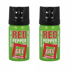 2 x Gaz pieprzowy obronny RED PEPPER Green ZIELONY 40ml STREAM-