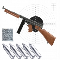 Pistolet maszynowy Umarex Legends Thompson M1A1 5.8390X CO2 gratis tarcze-