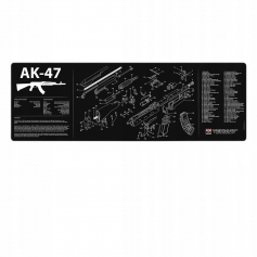 Mata rusznikarska do czyszczenia karabinu AK-47 Czarna TEK-R36-AK47 TekMat-