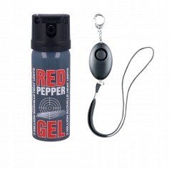 Gaz pieprzowy w żelu RED PEPPER CONE spray 50ml obronny + alarm osobisty-