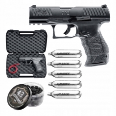 Pistolet RAM Walther PPQ M2 T4E .43 na kule gumowe + co2 + kule gumowe-