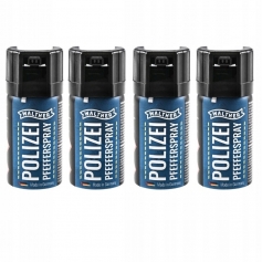 4 x Gaz pieprzowy policyjny obronny Walther POLIZEI 40ml Cone-