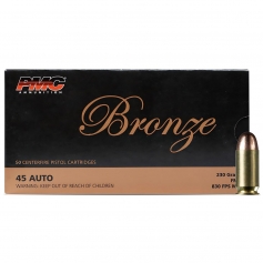 AMUNICJA 45AUTO .45ACP KOREAŃSKA PMC Luger FMJ 14.9g opakowanie 50szt.-PMC