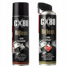 Zestaw do broni RiflecX: Gun Cleaner 500 ml + Care Spray 500 ml-
