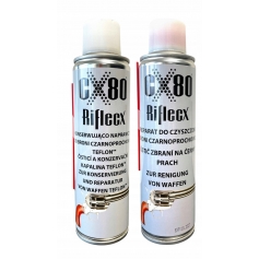 Zestaw do broni czarnoprochowej Riflecx: Zmywacz + Płyn konserwujący 200 ml-