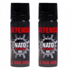 2 x GAZ PIEPRZOWY NATO DEFENSE 40050-C 50 ML CONE ŻEL-