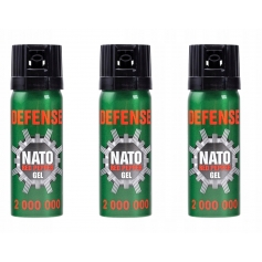 3 x Gaz pieprzowy NATO Gel CONE 50ml stożek-