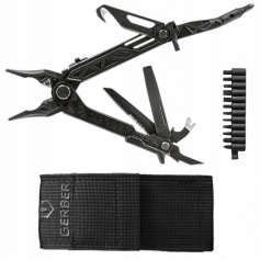 Multitool ratowniczy Gerber Center Drive Rescue Black 1061205 14w1 + etui-