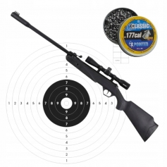 Wiatrówka sprężynowa Diana 21 FBB 4,5 mm z lunetą 4x32 + śrut tarcze-