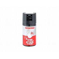 Gaz pieprzowy Perfecta 40 ml Stop Attack Xtreme płyn stożek-