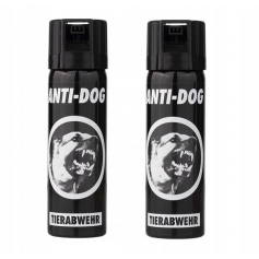 2 x Gaz pieprzowy ANTI DOG 63ml do obrony na psy-