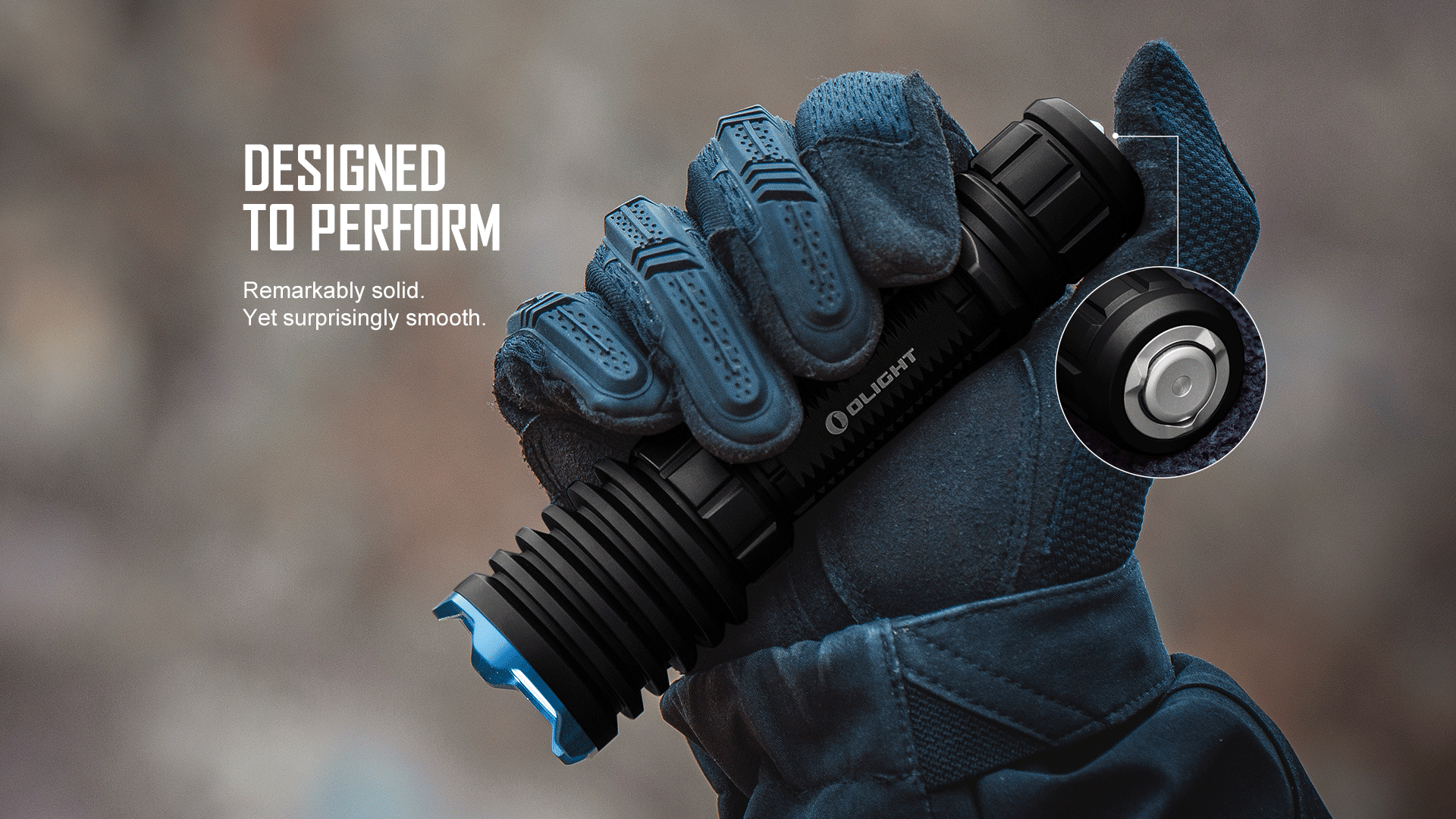 Latarka Olight z przyciskiem