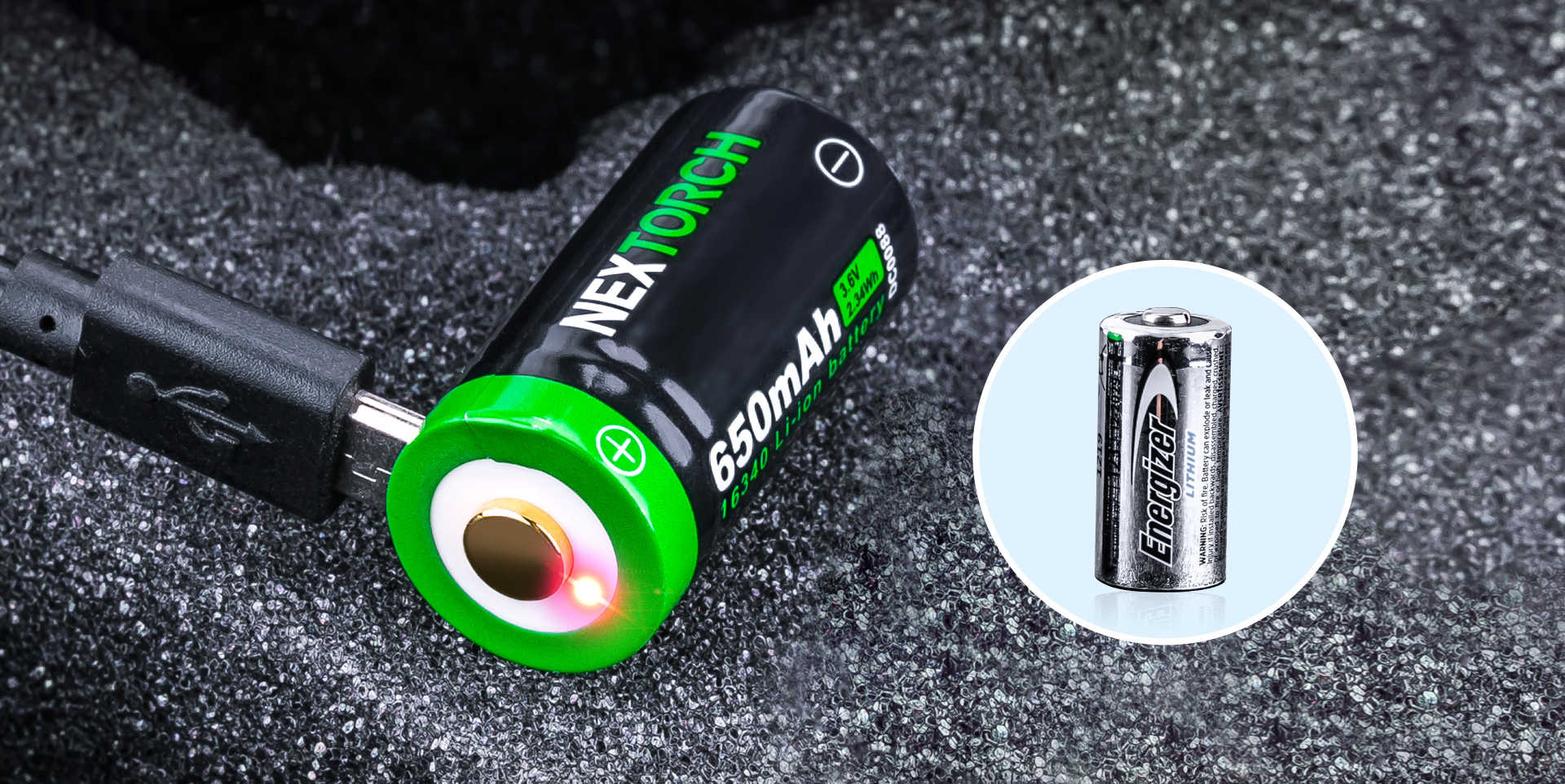 Nextorch WL21G - bateria