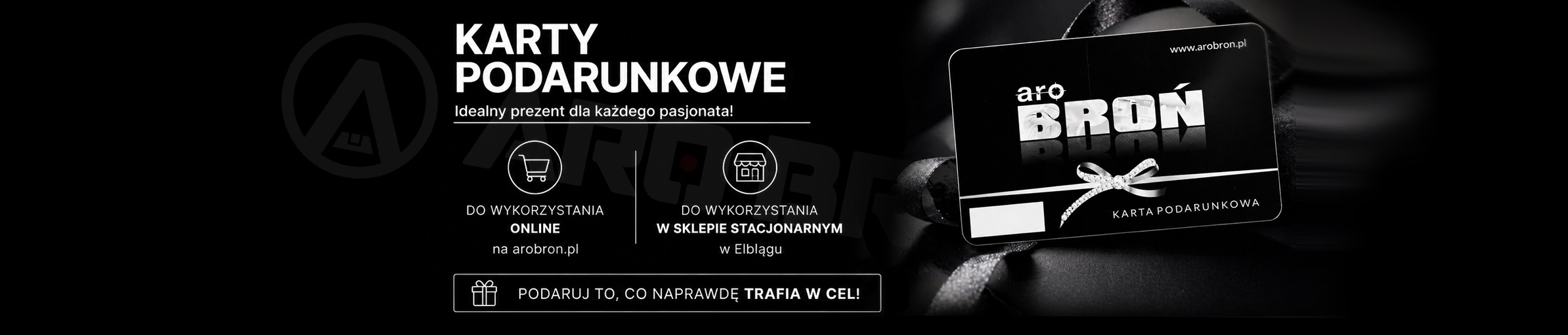 Karty podarunkowe w Aro Broń!